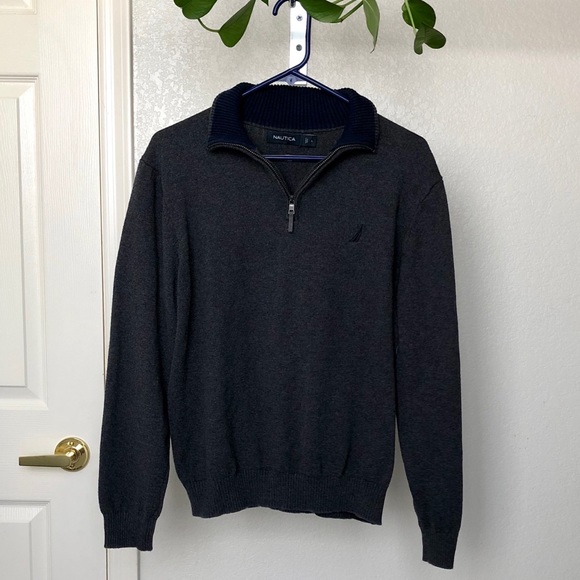 Nautica Quarter Zip Sweater - Picture 2 of 4